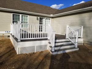 House deck with stairs